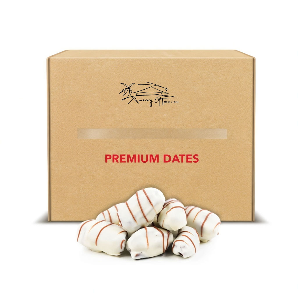 Dates Almonds & White-Chocolate 250g Dates Almonds & White-Chocolate