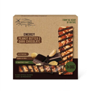 Peanut Butter Dark-Chocolate Energy-Bars