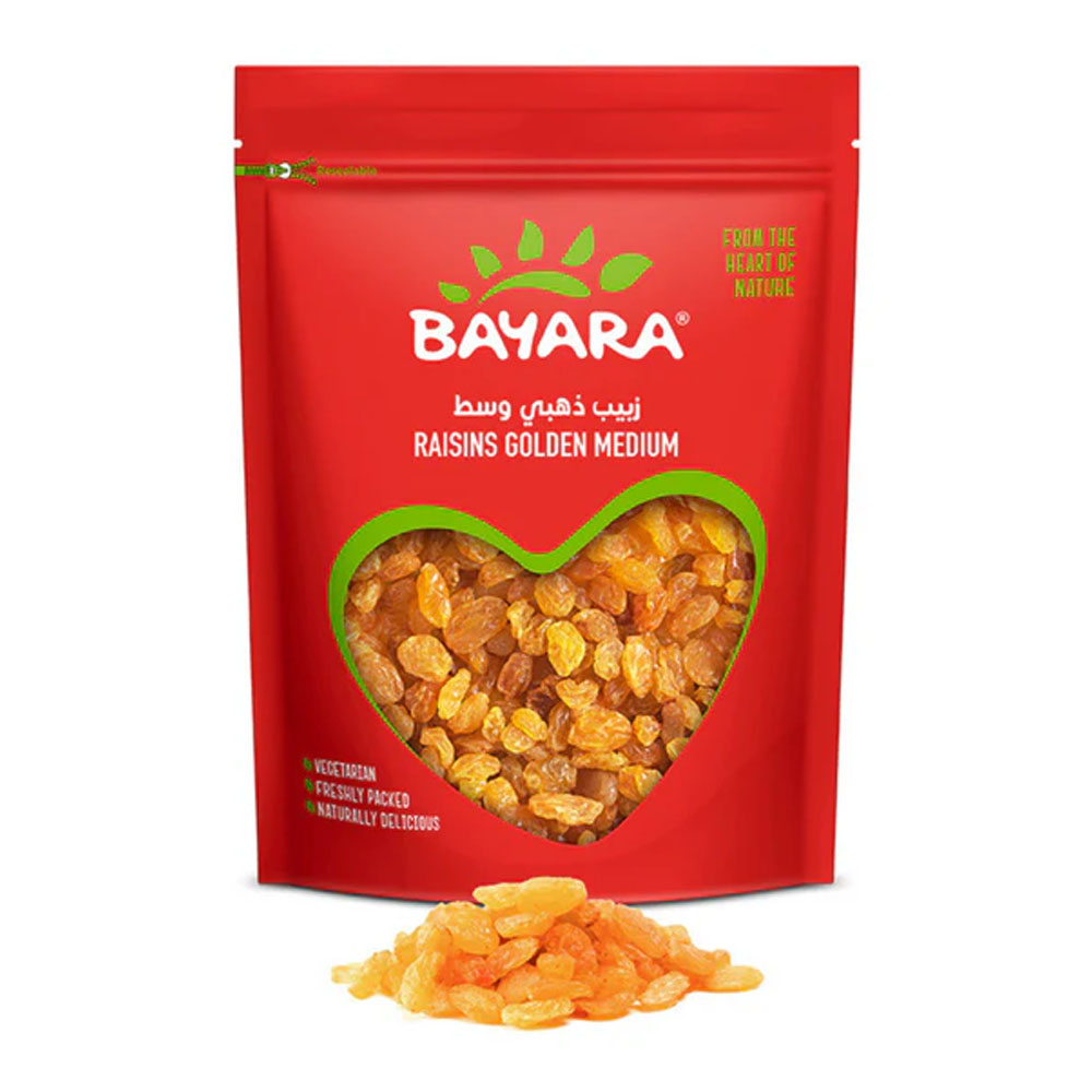 Raisins Golden Medium 1Kg Bayara Raisins Golden Medium | 1kg Premium Seedless Dried Grapes