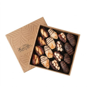 Coated Stuffed-Dates Gift-Box