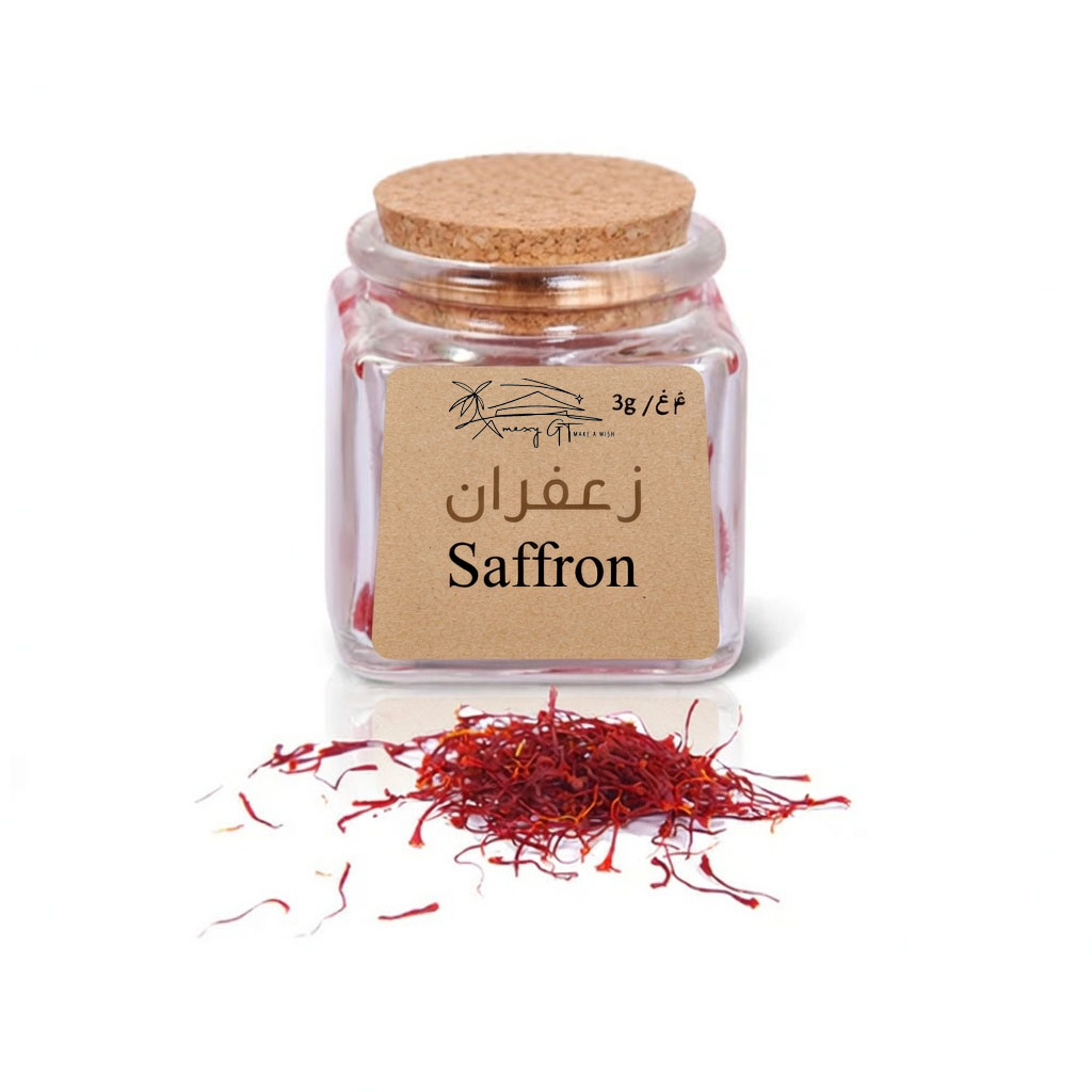 Saffron Glass-Jar 3g Saffron Glass-Jar 3g
